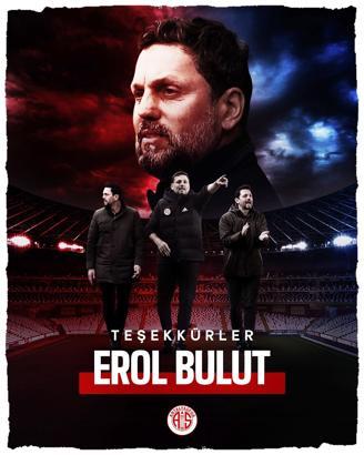 Hesap.com Antalyaspor'da Erol Bulut dönemi sona erdi