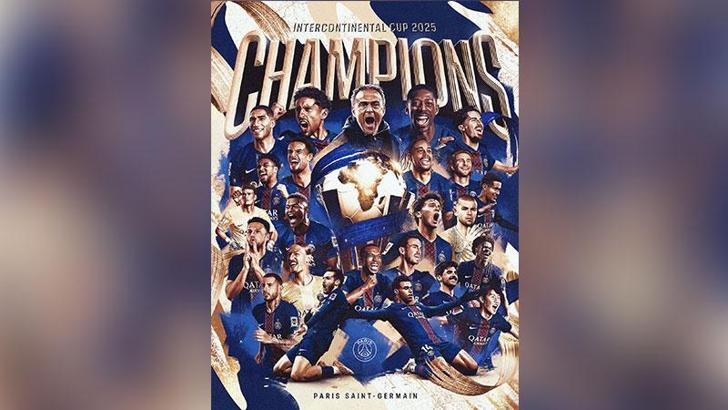 2025 FIFA Kıtalararası Kupası'nda şampiyon Paris Saint-Germain