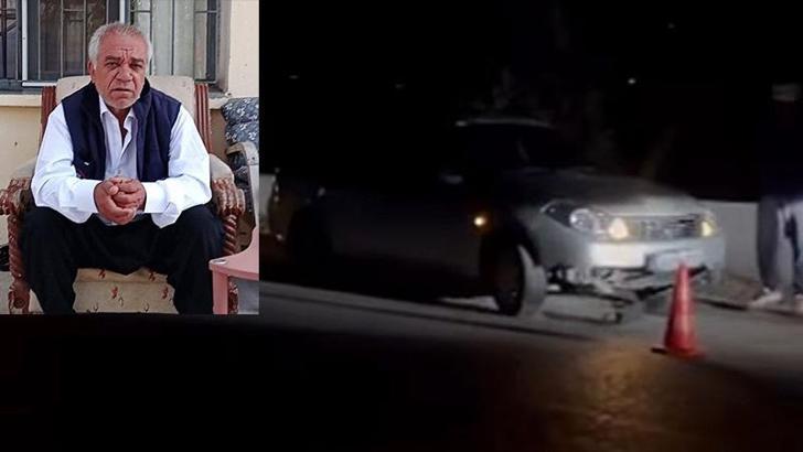 Yolda yatar vaziyetteki kişinin üzerinden otomobil geçti