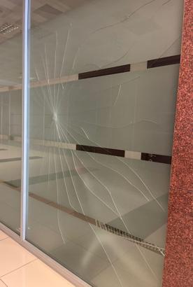 Ağabeyi ceza aldı, karar sonrası mahkeme salonunun camına yumruk attı