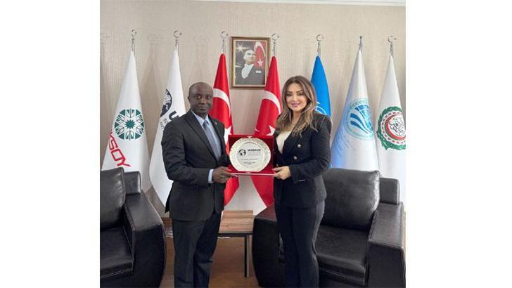 Burundi Ankara Büyükelçisi Ntureka, ULUSKON Başkanı Atasoy’u ziyaret etti