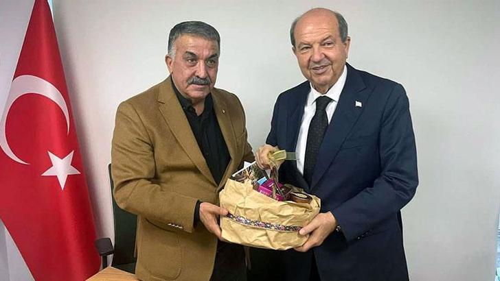 KKTC’nin 5’inci Cumhurbaşkanı Tatar’dan, ETSO’ya ziyaret
