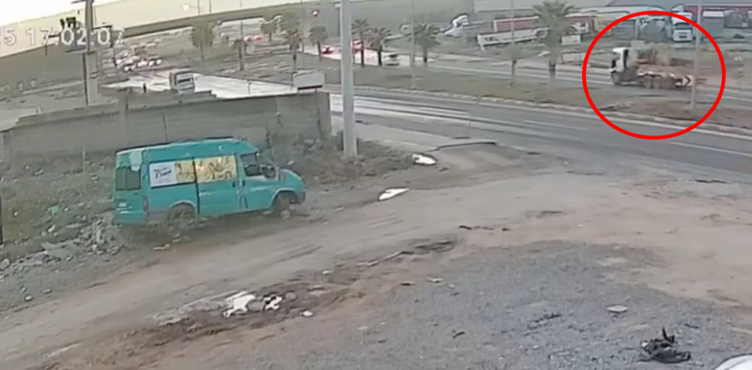 Şırnak’ta vinç, kavşaktaki 6 araca çarptı; 7 yaralı (2)