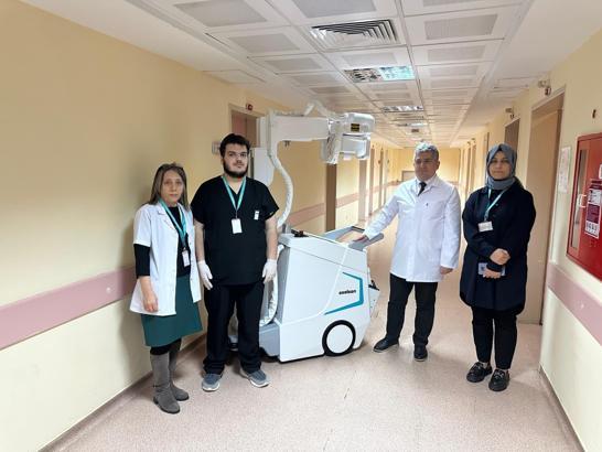 Yerli mobil dijital röntgen cihazı, Rize'de hizmete sunuldu