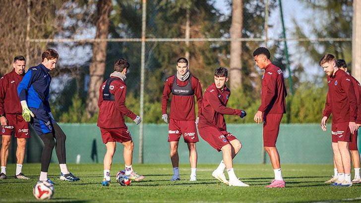 Trabzonspor'da Gençlerbirliği hazırlıkları sürdü