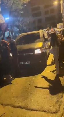 İstanbul - Gaziosmanpaşa’da kadına şiddet iddiası: Şüpheliye ve aracına saldırdılar