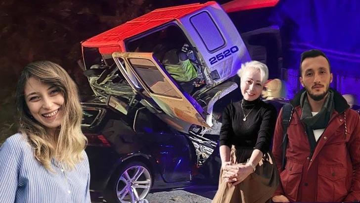 Otomobil ile TIR çarpıştı; 3 ölü, 1 yaralı