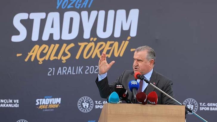 Bakan Bak: UEFA ve FIFA standartlarında 41 stadyum yaptık