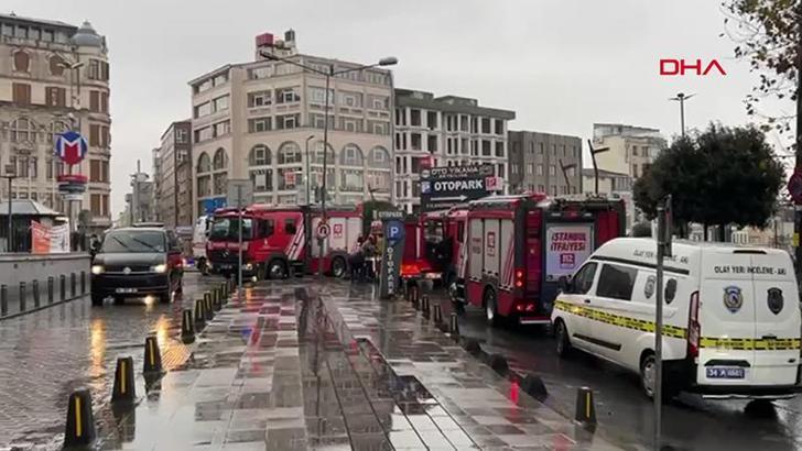 Şişhane metro istasyonunda intihar girişimi