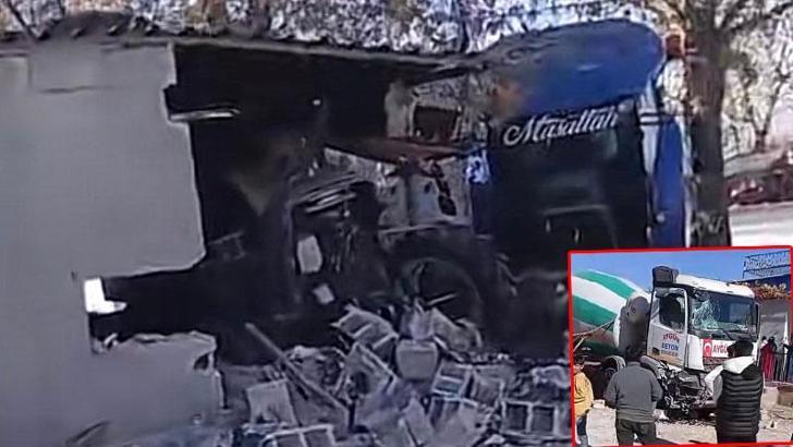 Evin bahçesine giren beton mikserinin altında kalan Hatice öldü, ağabeyi ağır yaralı