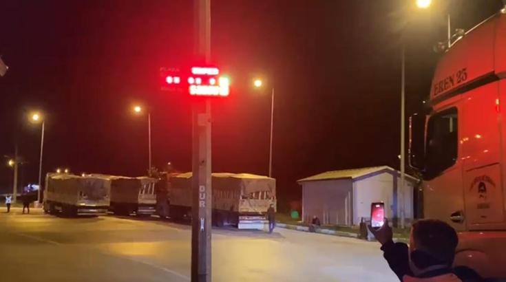 Plakalarını kapatıp kantara girmeyen 6 TIR'a 461 bin 875 TL ceza