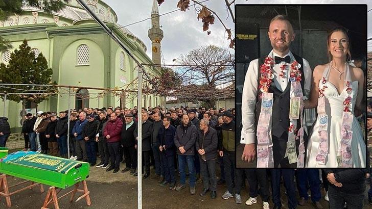 Çanakkale'deki kazada ölen Neslihan öğretmen ile eşinin babaannesi toprağa verildi