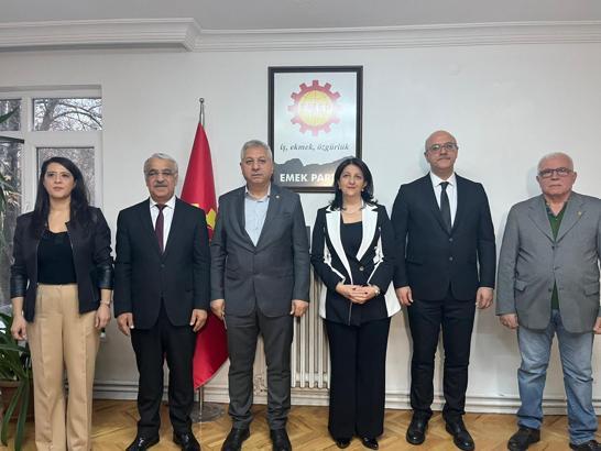 DEM Parti heyetinden, EMEP Partisi'ne ziyaret