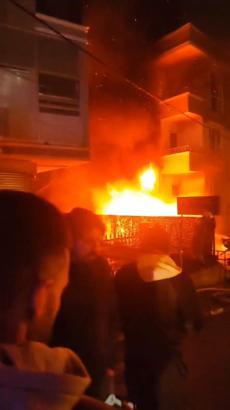 İstanbul - Ümraniye'de iş yerinde yangın -1