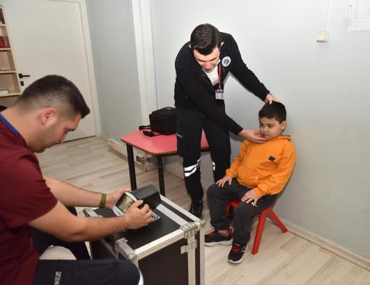 Kepez’den öğrencilere göz taraması