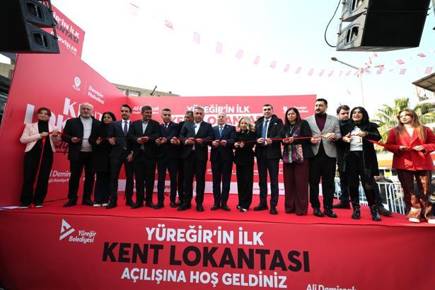 Yüreğir'in ilk kent lokantası açıldı