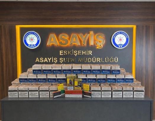 Eskişehir’de 29 bin kaçak sigara ele geçirildi