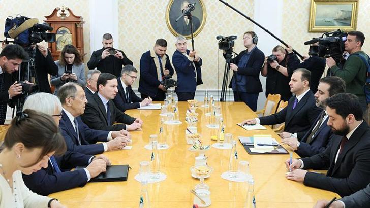 Rusya Dışişleri Bakanı Lavrov ile Suriye Dışişleri Bakanı Şeybani, Moskova’da görüştü