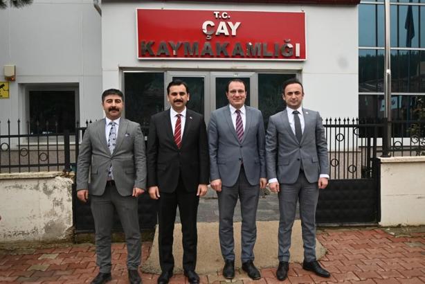 Kaymakam Türker meslektaşlarını ağırladı