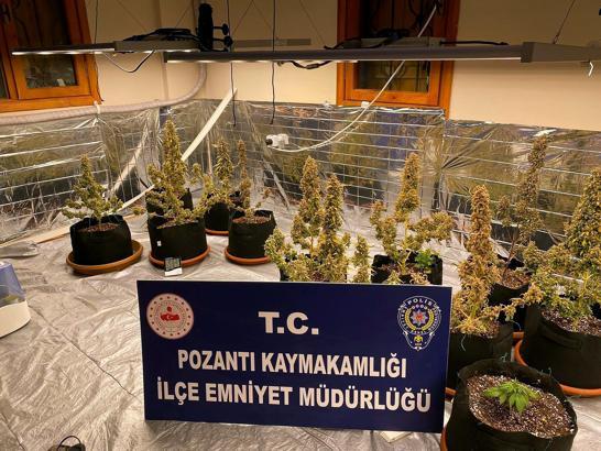 İklimlendirme sistemi kurulup, uyuşturucu üretilen villaya operasyon; 2 tutuklama