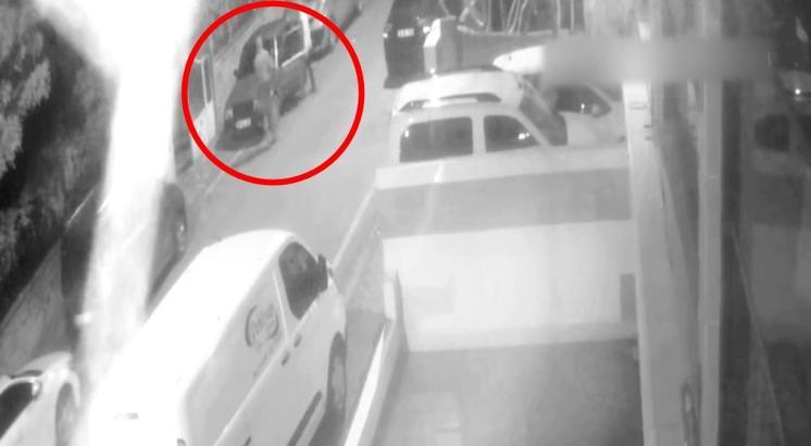 Batman'da otomobil hırsızlığı kamerada