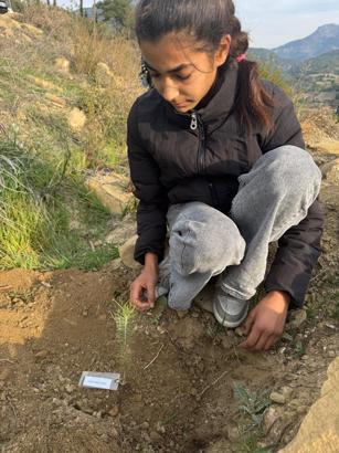Kozan'da şehitler anısına fidan dikildi