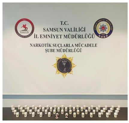 Samsun’da narkotik operasyonu: 5 şüpheli hakkında adli işlem