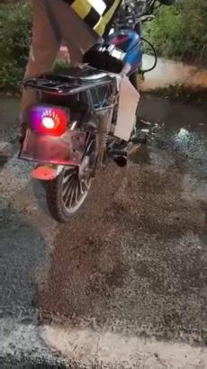 'Dur' ihtarına uymayan motosiklet sürücüsüne 70 bin lira ceza