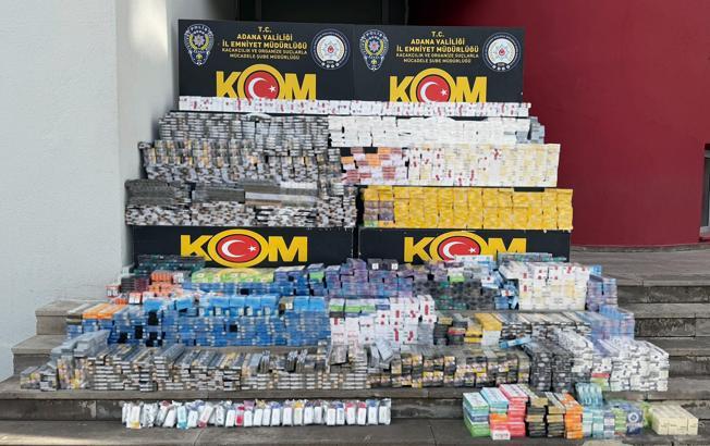 Aracından 16 bin paket kaçak sigara çıkan sürücü tutuklandı