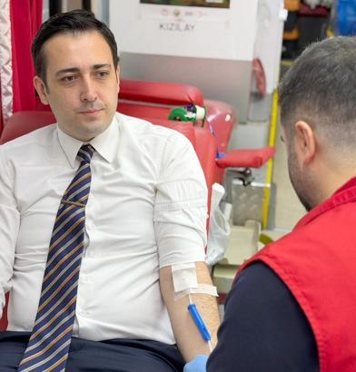 İslahiye'de adliye personelinden kan bağışı