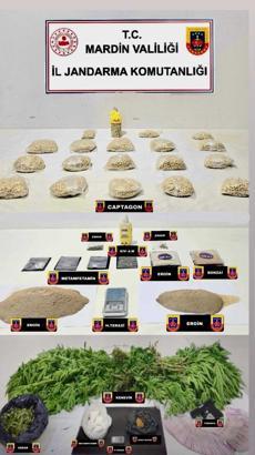 Mardin’de jandarmadan uyuşturucu operasyonu: 5 tutuklama