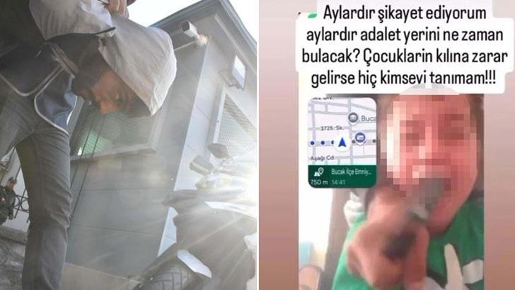 Eşini tehdit edip, çocuklarının boğazına bıçak dayayan sanığın tahliyesi üst mahkemeden döndü