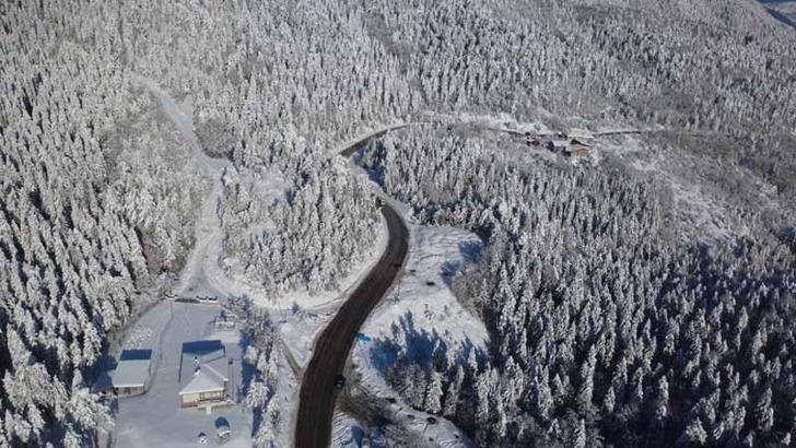 Karabük’te kar etkisini sürdürüyor