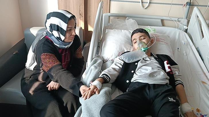 Batman'da 54 gündür öksürük nöbeti yaşayan Muhammed Eyüp, İstanbul'a sevk edildi