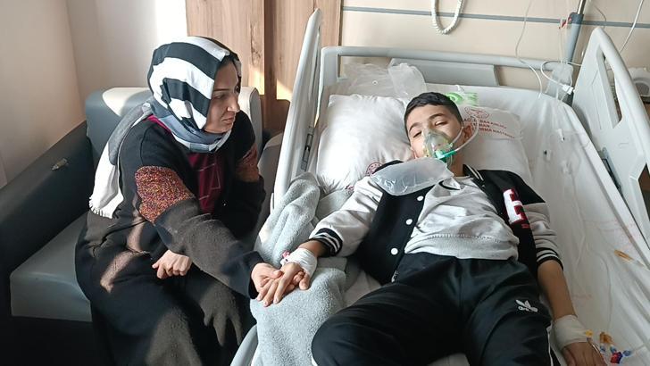 Batman'da 54 gündür öksürük nöbeti yaşayan Muhammed Eyüp, İstanbul'a sevk edildi