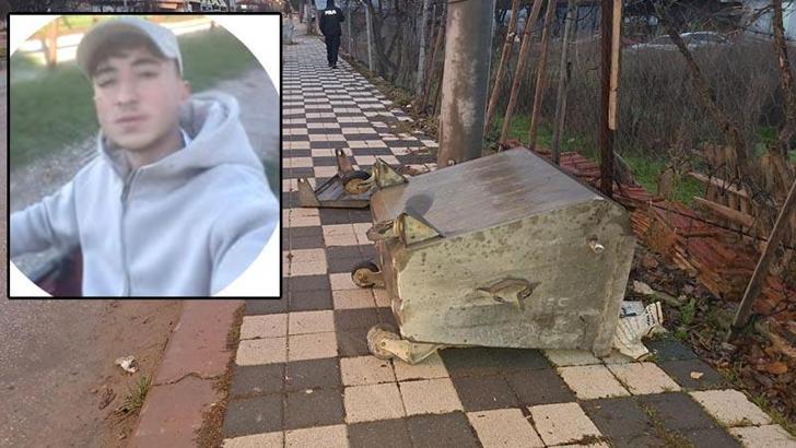 Motosiklet, çöp konteynerine çarptı; 1 ölü, 1 yaralı