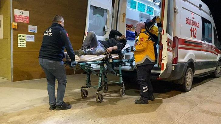 Yolda karşılaştığı husumetlisi bacağından vurdu