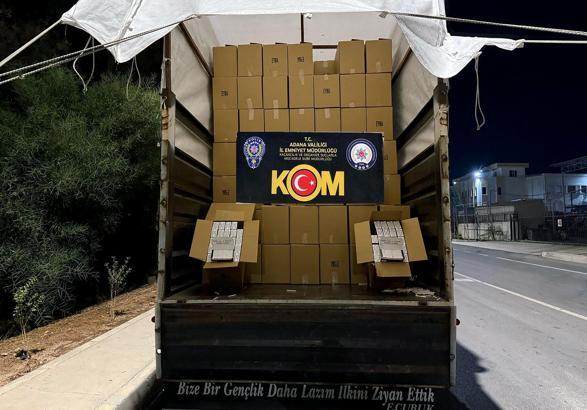 Gümrük kaçağı 11 milyon 650 bin makaron ele geçirildi