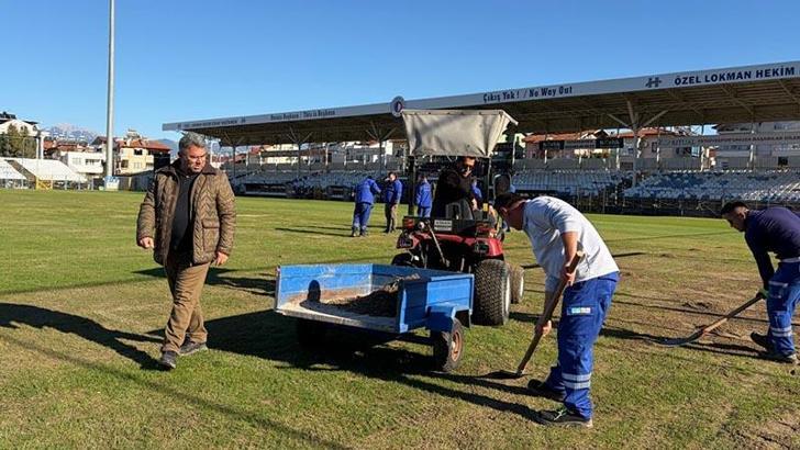 Fethiyespor'un stadında Galatasaray telaşı
