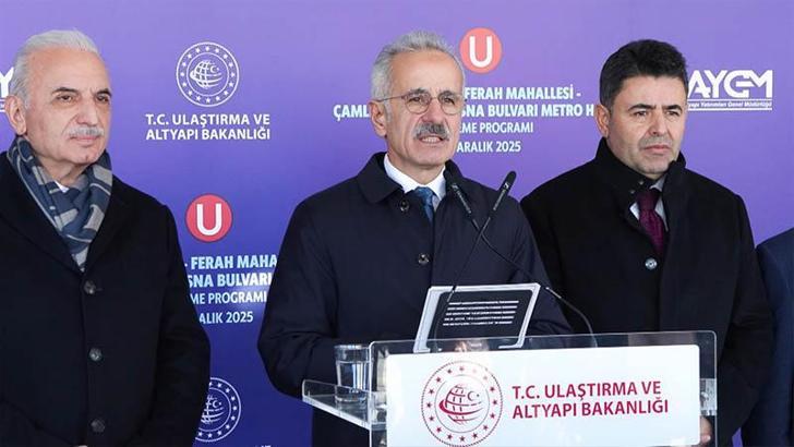 Bakan Uraloğlu: İstanbul'a 5 kilometre uzunluğunda yeni bir hat kazandıracağız
