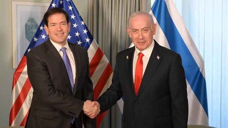 Netanyahu, Trump ile görüşmesinden önce ABD Dışişleri Bakanı Rubio ile bir araya geldi