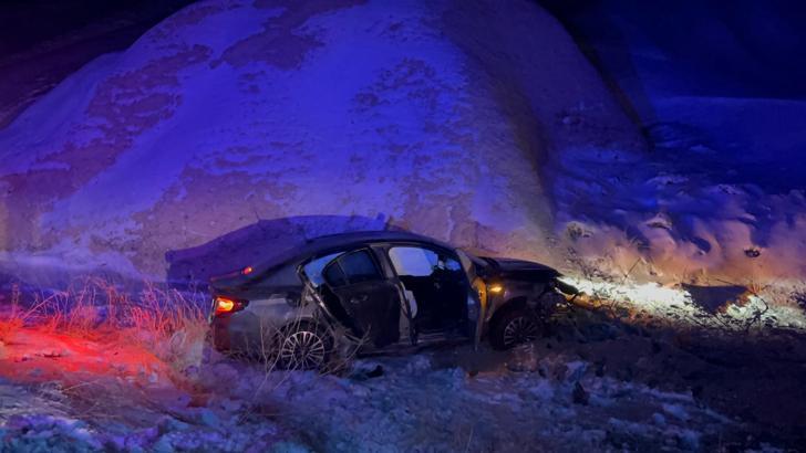 Nevşehir'de otomobil tarlaya uçtu: 4 yaralı