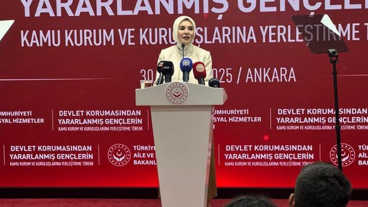 Devlet korumasında yetişen 605 kişi kamuya atandı