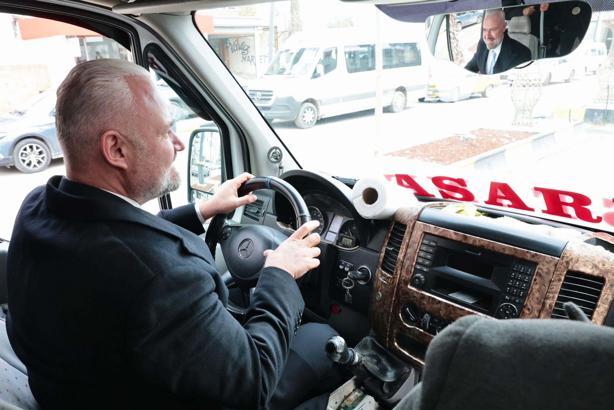 Başkan Pehlivan, direksiyona geçti