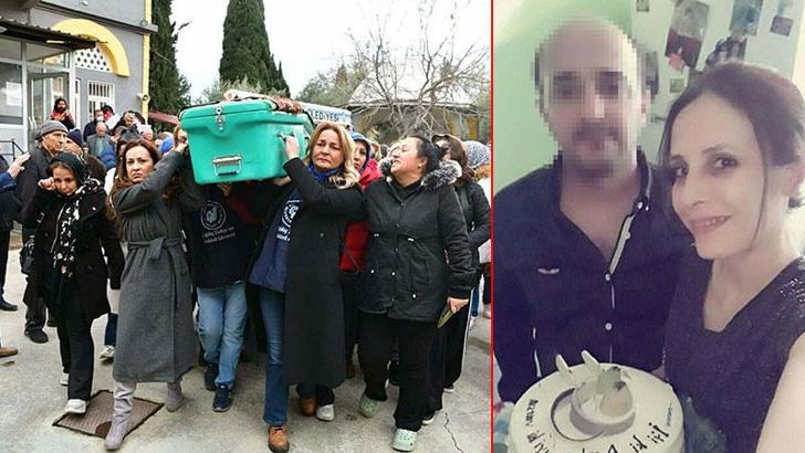 Boşanma aşamasındaki eşinin öldürdüğü Kadriye'nin tabutunu kadınlar taşıdı