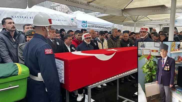 Cami çıkışı evine giderken kazada ölen Kıbrıs gazisi toprağa verildi