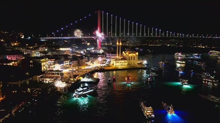 İstanbul'da yeni yıl coşkusu