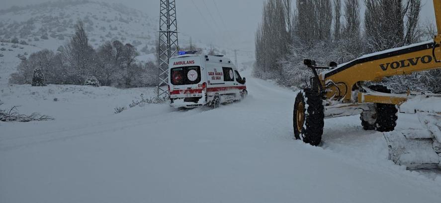Karla mücadele ekipleri diyaliz hastaları için seferber oldu