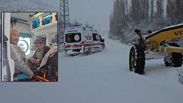 Karla mücadele ekipleri diyaliz hastaları için seferber oldu