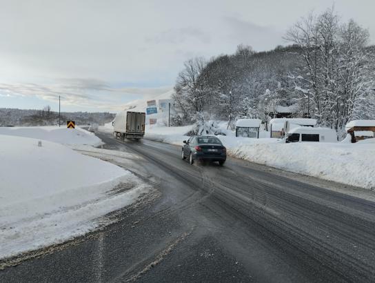 Bolu’da yoğun kar yağışı (3)